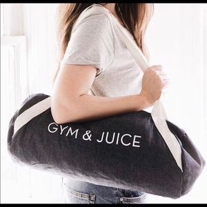 Brand new “Gym & Juice” private party duffel bag